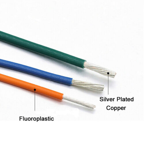 7AWG - 26AWG PTFE Silver-plated Copper Stranded Electrical Wire Cable Audio Wire - Picture 4 of 5