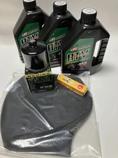 Yamaha YFM550 700 09-14 Grizzly Premium Oil Change Filter NGK Tune Up Kit