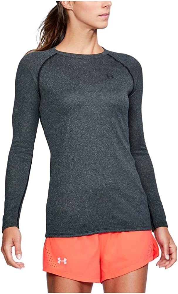 Under Armour Women's ColdGear Base Layer 3.0 Crew Shirt - $99 Grey - Medium  -NWT