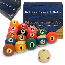 Super Aramith Pro-Cup TV Billiard Pool Ball set 2 1/4"