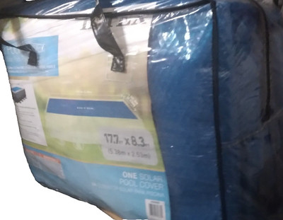 Intex Solar Cover for 18ft X 9ft Rectangular Frame Pools Measures 17' 7'' X 8' 3''
