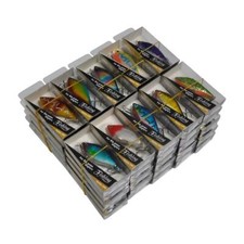 50Pcs 2.6inch 0.35oz Hard Fishing Lures Vibration VIB Lipless Crankbait With Box