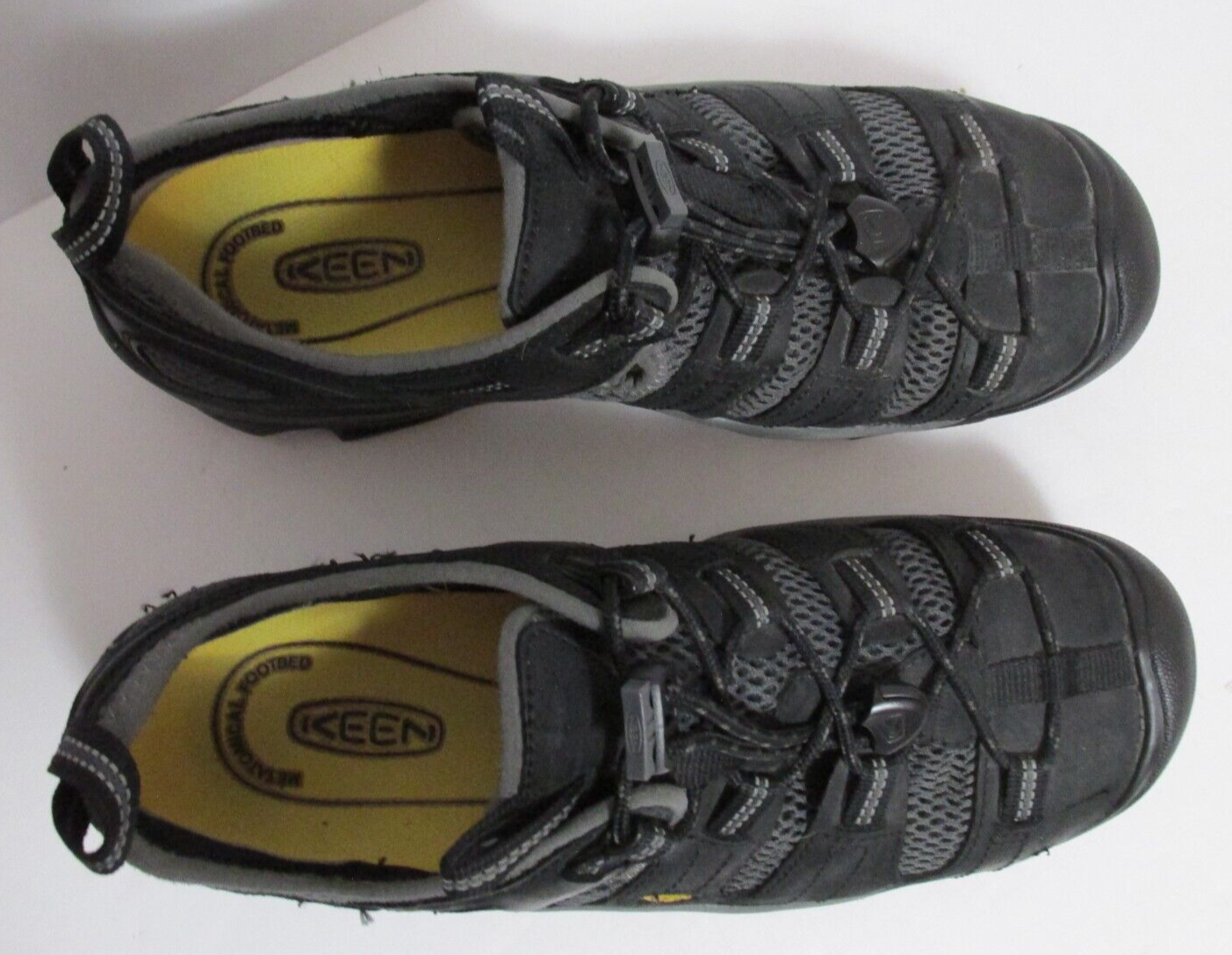 Scarpe da lavoro escursionismo uomo Keen Steele Toe nero grigio taglia 9 1 2D