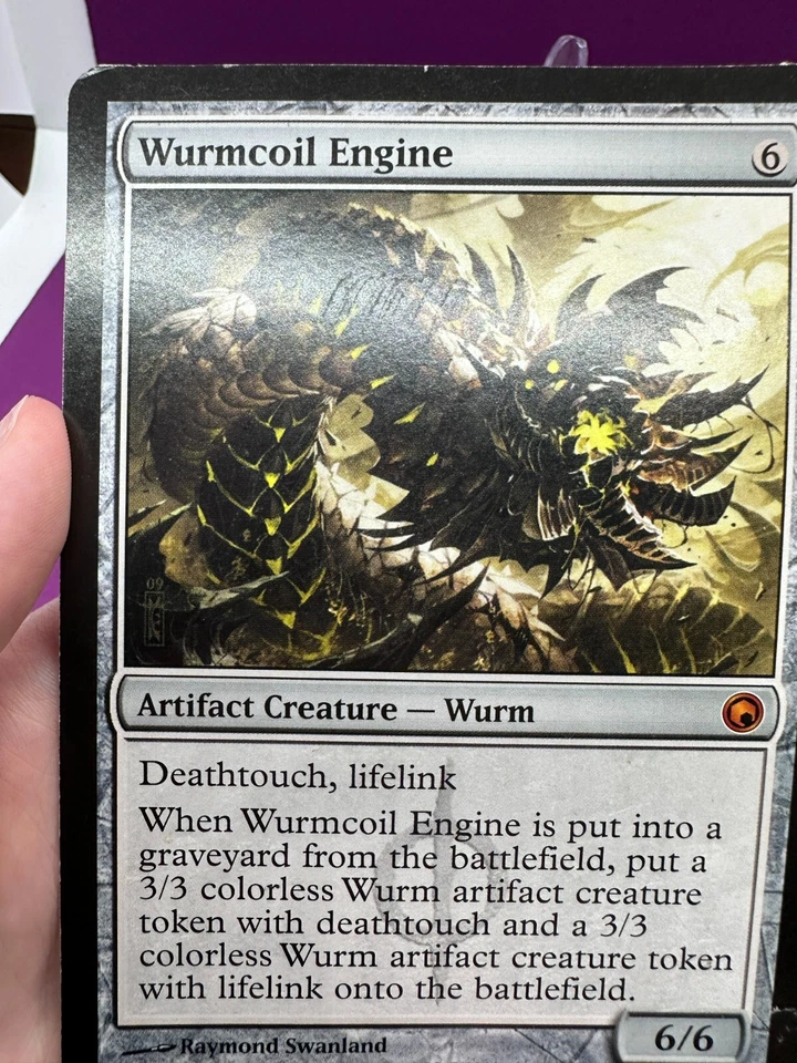 Wurmcoil Engine Scars of Mirrodin Magic Player Rewards Promo Oversize *CCGHouse* - Image 3 of 4