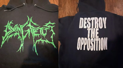 DYING FETUS Band Destroy The Opposition Hoodie Full Size S-5XL