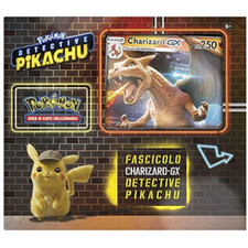 Pokemon Fascicolo Charizard GX Detective Pikachu