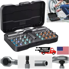 24 in 1 Magnetic Screwdriver Set, DIY Ratchet Screwdriver Set, Multi Bit Magneti