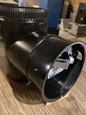 6” Barometric Damper W/ Tee Field Controls 6 RC/BT