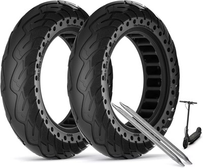 Solid Rubber Tire 10X2.5 Inch for Segway Ninebot MAX G30 G30P G30Lp/Hiboy S2 Max