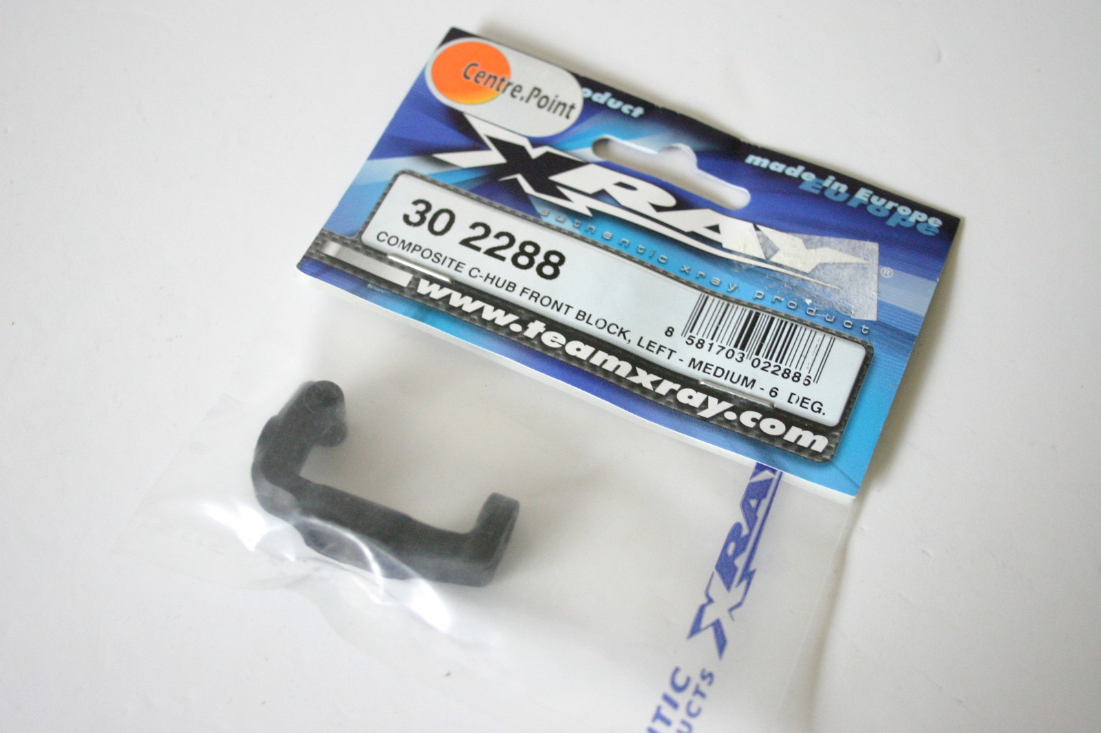 Xray Composite C-Hub Front Block Left Medium 6 Degree T1 R FK05 302288 XR302288