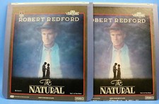 CED VIDEODISC THE NATURAL Robert Redford Robert Duvall Glenn Close 2 Disc Set