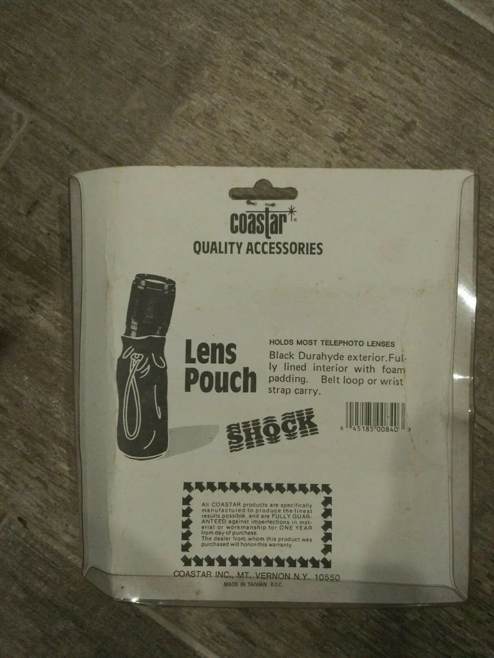Vintage Coastar Lens Pouch B-84 Padded Lenght 8" - Image 2 of 2