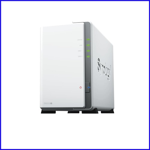 2-Bay DiskStation DS223j Diskless NAS - Secure Multi-Platform Cloud Storage - 第 1/11 張圖片