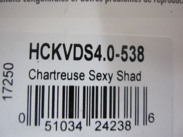 Strike King KVD4.0 538 Chartreuse Sexy Shad New Lures - Image 2