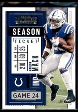 2020 Panini Contenders #60 Marlon Mack