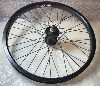 FRONT BMX WHEEL SUN RIMS ZX 25 ZX25 RIM 2O INCH 36 HOLE MONGOOSE HUB MID SCHOOL - Image 1 of 4
