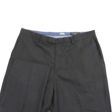 Banana Republic Dress Pants 35x32 Standard Fit Dark Gray Straight Leg Easy Care