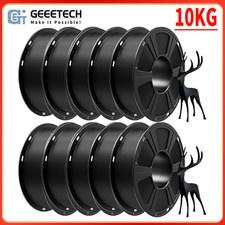 10KG Geeetech 3D Printer Filament PLA Black Filament 1.75mm Consumables New