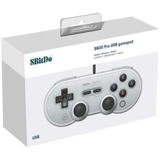 Gray Edition SN30 Pro Wired Gamepad Controller for Switch/PC/Android