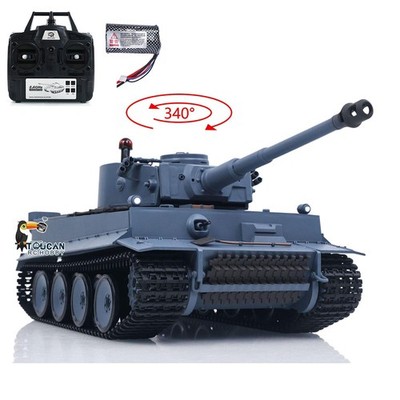 HengLong TK7.0 German Tiger I RTR 1/16 RC Battle Tank 3818 Light Sound IR Battle