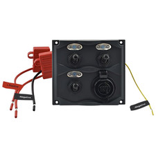 Shoreline Marine Boat Gang Switch Panel with LED Indicator.