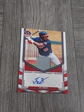 TRE PHELPS 2025 STARS AND STRIPES AUTOGRAPHED JERSEY ROOKIE CARD. #64/199.