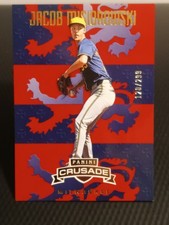 2025 Panini Crusade 🚩SP-Red /299🚩 #16 Jacob Misiorowsky (RC) Milwaukee Brewers