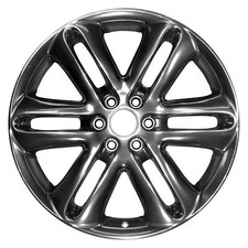 22x9 6 Double Spoke Refurbished Aluminum Wheel Metallic Polished 560-03918 22x9 6 Double Spoke Refurbished Aluminum Wheel Metallic Polished 560-03918