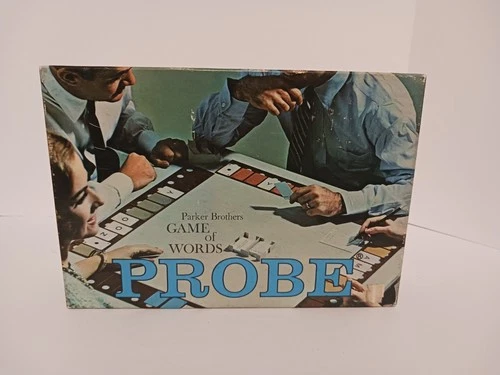 PROBE Parker Brothers Board Game Of Words Vintage 1964 Complete W/Original Box