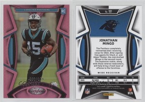 2023 Certified Rookies Mirror Pink /199 Jonathan Mingo #181 Rookie RC