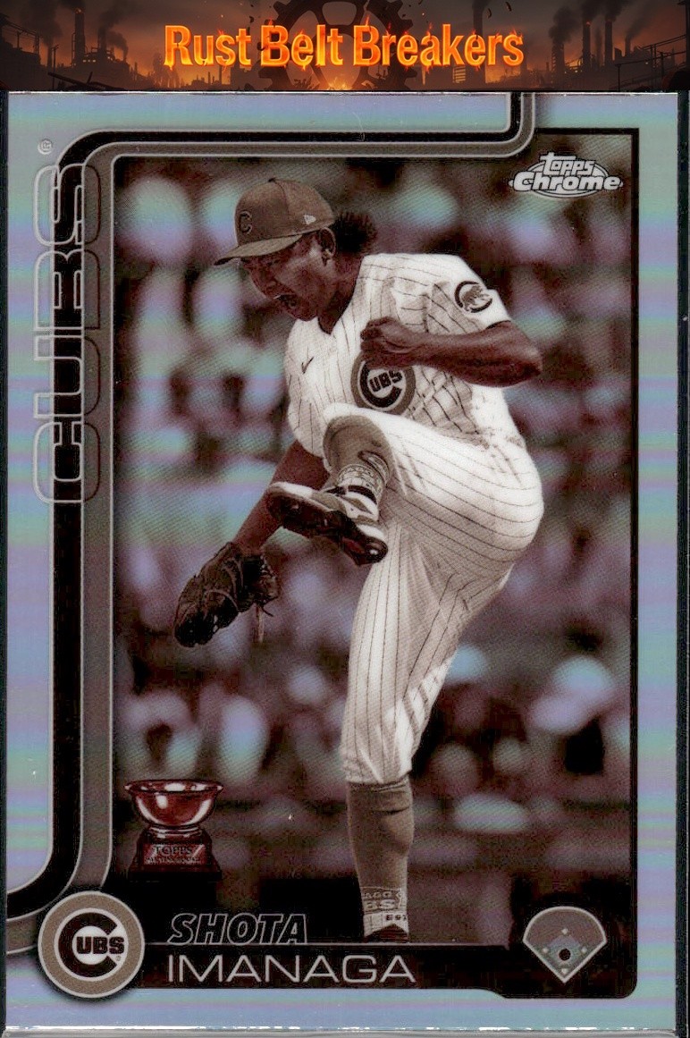 2025 Topps Chrome Shota Imanaga #149 Sepia Refractors Chicago Cubs