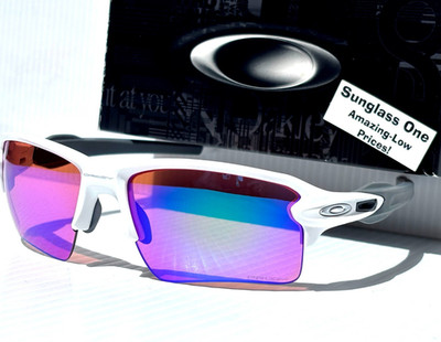 NEW Oakley FLAK 2.0 XL Matte White PRIZM Golf Lens Sunglass 9188-K3