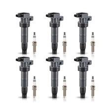 ENA Set of 6 Ignition Coil with 6 Iridium Spark Plug Compatible with Hyundai ...