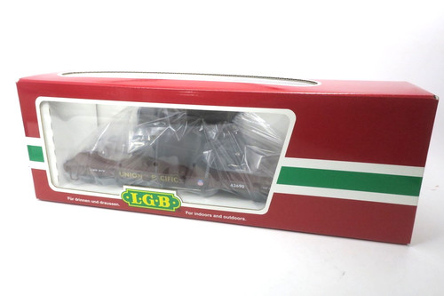 LGB 43690 Union Pacific Flatcar con locomotora conmutadora MDC NUEVO EN CAJA | Condition: New