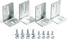 Garage Door Track Jamb Bracket J6, 4 Pack Bracket, Heavy...