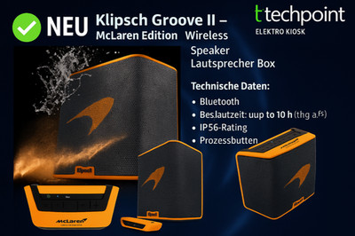 Klipsch Groove II -  McLaren Edition -  Wireless Speaker Lautsprecher Box   NEU
