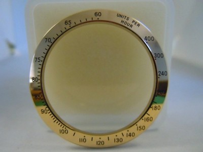Custom Yellow Gold Plated 18ct Bezel for Rolex Daytona Will fit ref. 16523, 1652