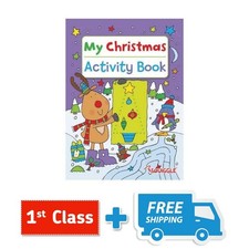 My Christmas Activity Book - A4 Kids Children Xmas Theme Cute Colouring In