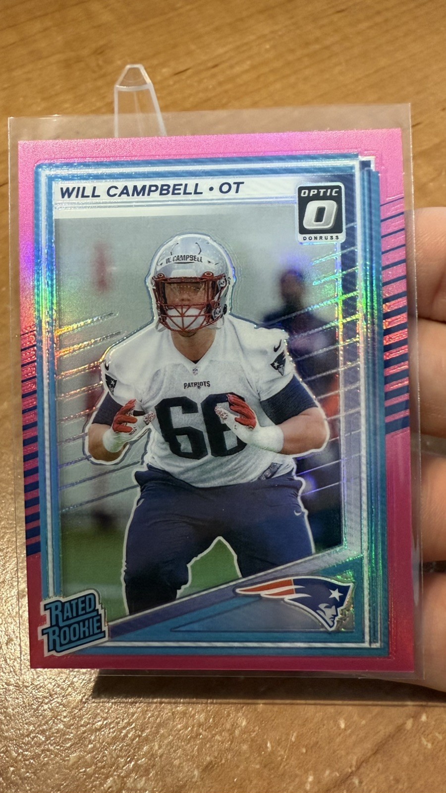 2025 Panini Donruss - Rated Rookie Will Campbell optic preview #345 Pink