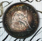 * 1860-P * SOLID+ GEM BU MS SEATED LIBERTY HALF-DIME * FROM ORIGINAL COLLECTION