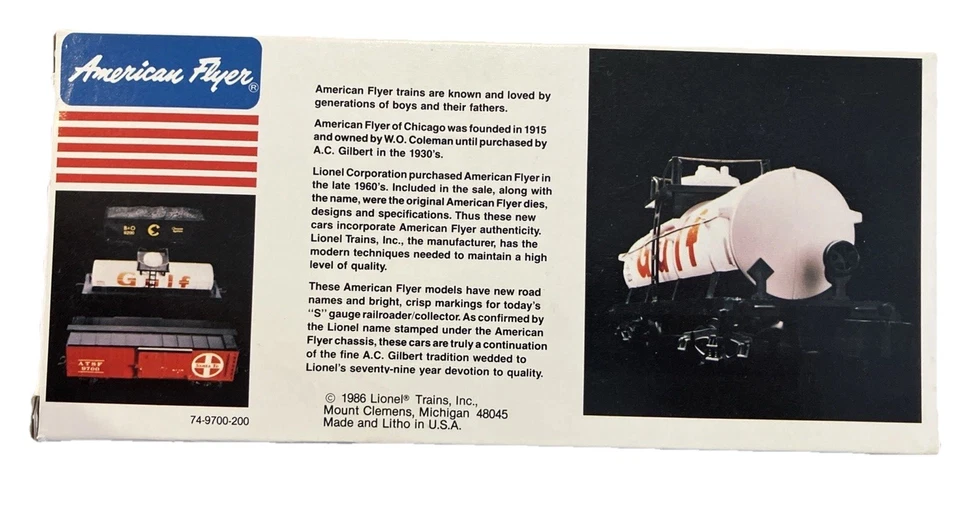 American Flyer 1988 NASG Convention Car, North American Boxcar, NIB AMF 48470 - Image 2 of 4