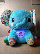 Fisher-Price Lights Learning Elephant Musical Plush Pre-School Baby Toy