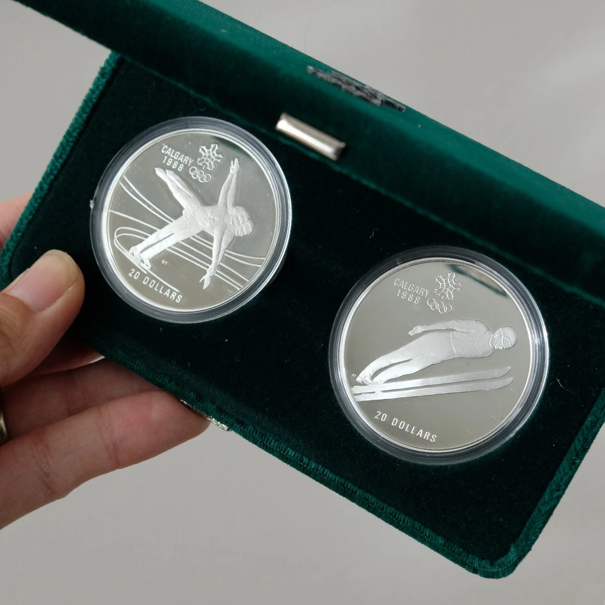 1988 Olympic Coins Indiana Canadian Commemorative Coins for sale