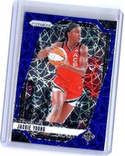 2024 Panini Prizm WNBA #1 Jackie Young Blue Velocity Prizms