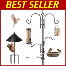 Bird Feeding Station Kit with Squirrel Baffle