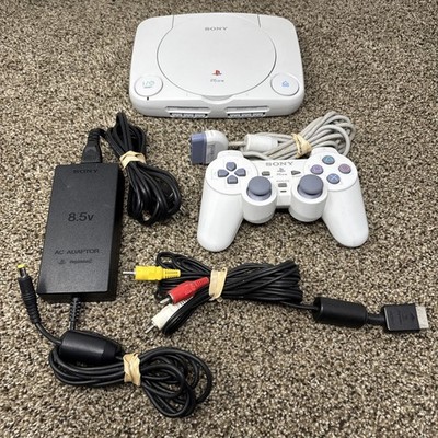 Sony PS One Playstation Slim PS1 Console w/Controller SCPH-101 TESTED