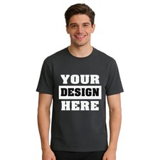 Custom Unisex 100 Cotton T-Shirt Personalized Text Image Logo Print Daily Wear
