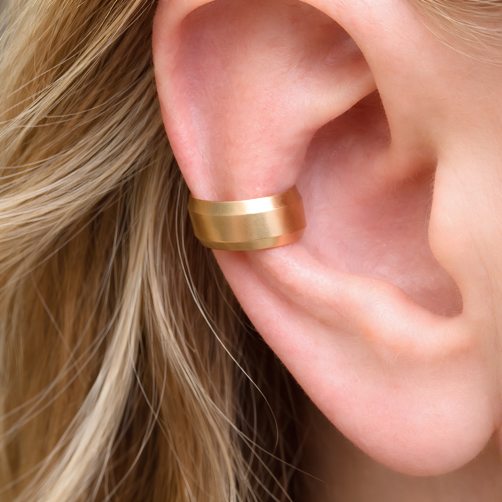 Copper Ear Cuff Earring Real Copper Orbital Cuff Hair Beard Ethnic