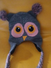 Owl Braids Knitted Cap With Eyes,cute cute
