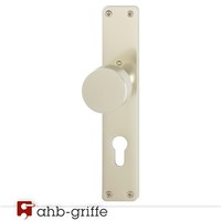 Hoppe Knopfschild 58/202 72 Mm Pz Aluminium Alu Neusilber F2 Knopflangschild